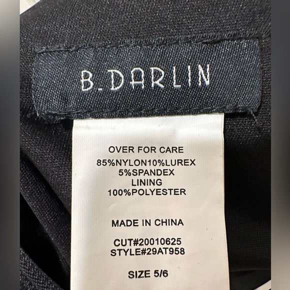 Mini black & navy blue dress - Picture 4 of 4